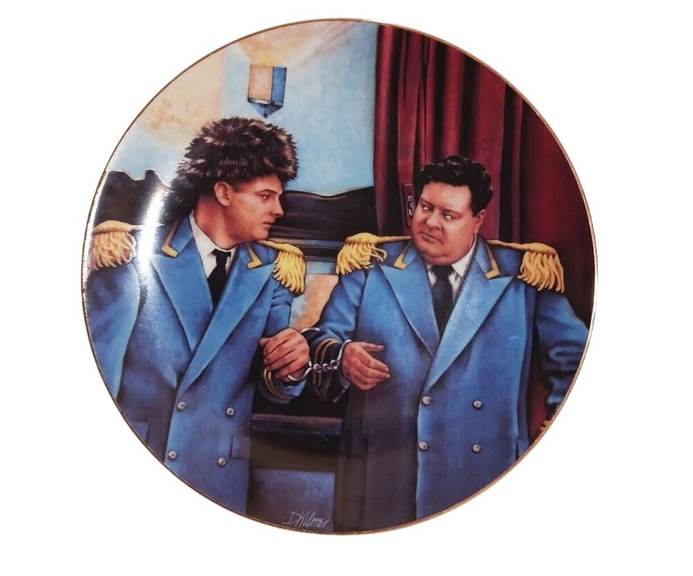 Jackie Gleason Hamilton Collection The Only way to Travel Plate 3526A Honeymoon